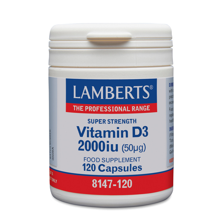 Lamberts Vitamin D3 2000iu 120 Capsules